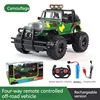 Rc Electric Remote Control Car Recharge Led Light Off-road Plastic 4wd Truck Simulation Toy Car Toy Drift Stunt Gift For Kids 3