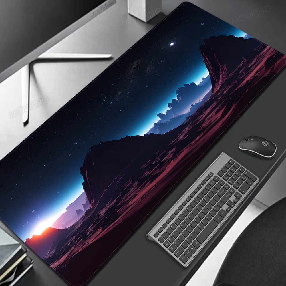 

Big Art Mouse Pad Laptop Kawaii Gaming Pad on The Table Anime Mouse Mats Keyboard Pad Setup Gamer Accessories Deskmat Table Mat
