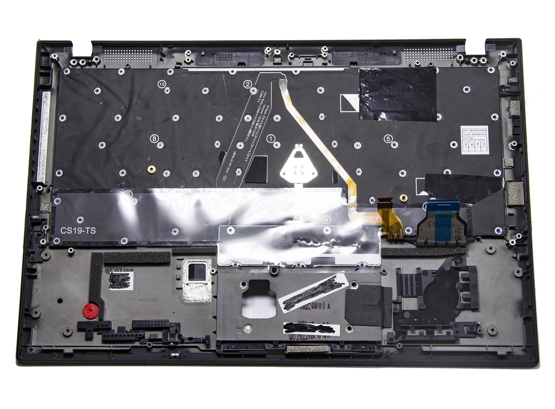 Lenovo-thinkpad x1カーボンキーボード,パームレスト,wlanc