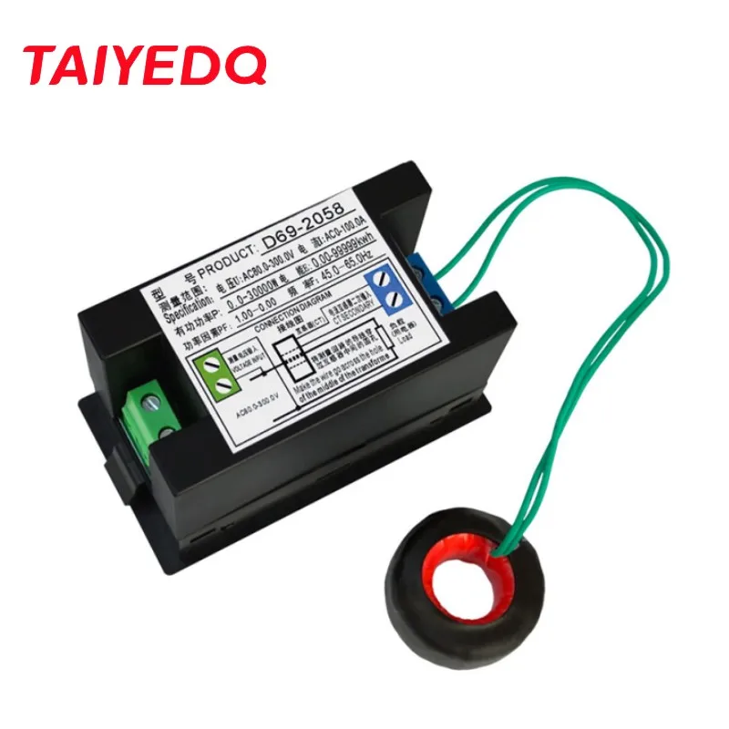 Détecteur de compteur d'électricité à CA de LED 0-20/100A Wattmètre  KWS-AC301 Compteur de puissance Voltmètre AC 50-300V Tension 50-60HZ -  AliExpress