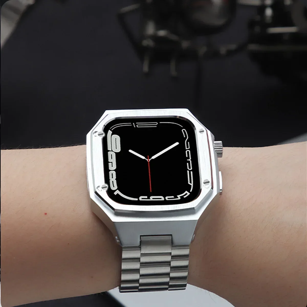 Luxury Stainless Steel Apple Watch Band Modification Kit