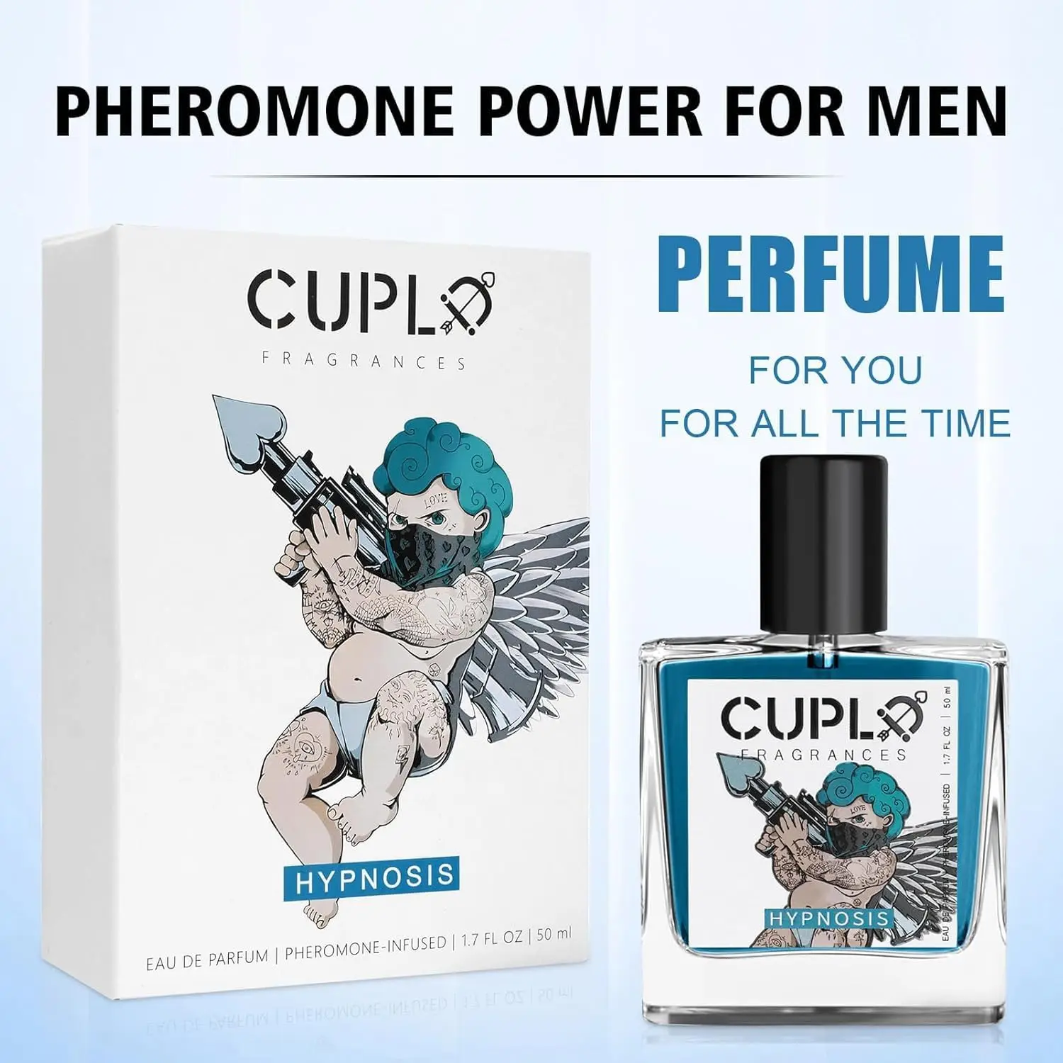 Cupid Hypnosis 2.0 Pheromone Cologne for Men 50ml - Image 5