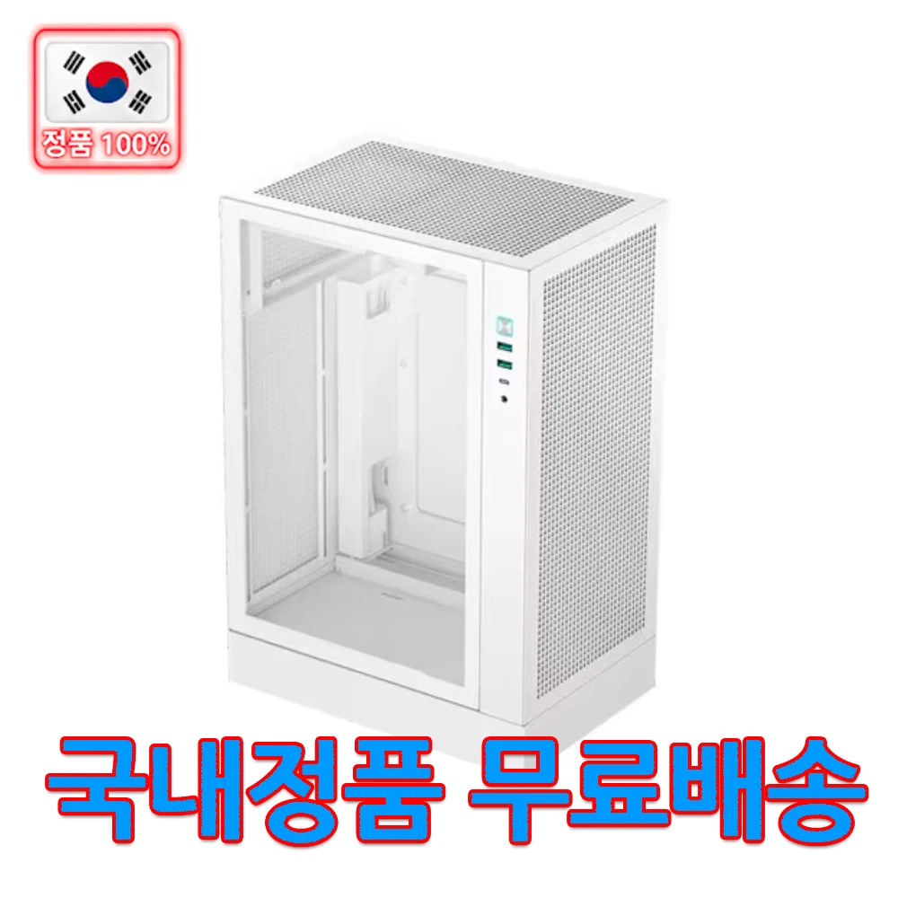 딥쿨 DEEPCOOL CH170 PLUS 미니타워 컴퓨터 PC 케이스 (화이트)