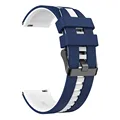 Dark blue white