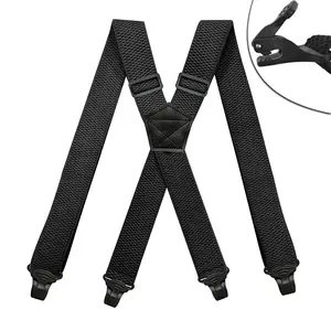 1pc Suspenders For Men Wedding 2 5cm 1inch Width Y Back Hook Suspender  Adjustable Elastic Striped Trouser Suspender, Today's Best Daily Deals