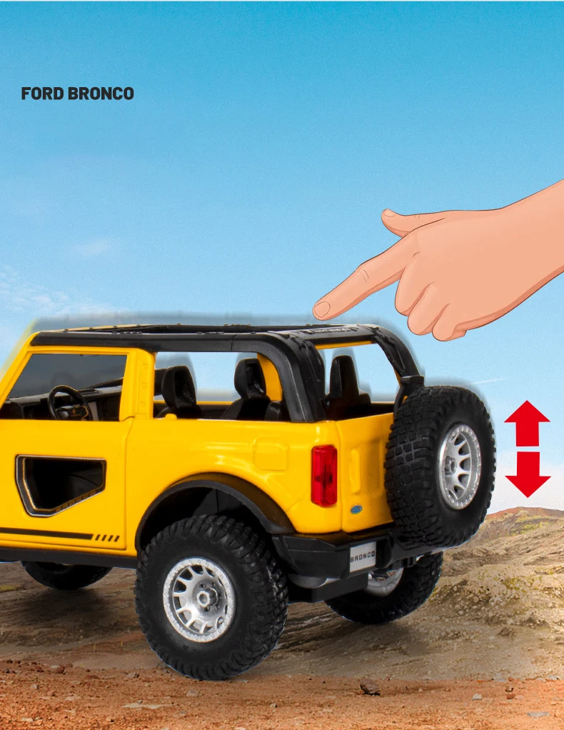 Ford Bronco Lima SUV 1:32 Ölçekli Model Araba