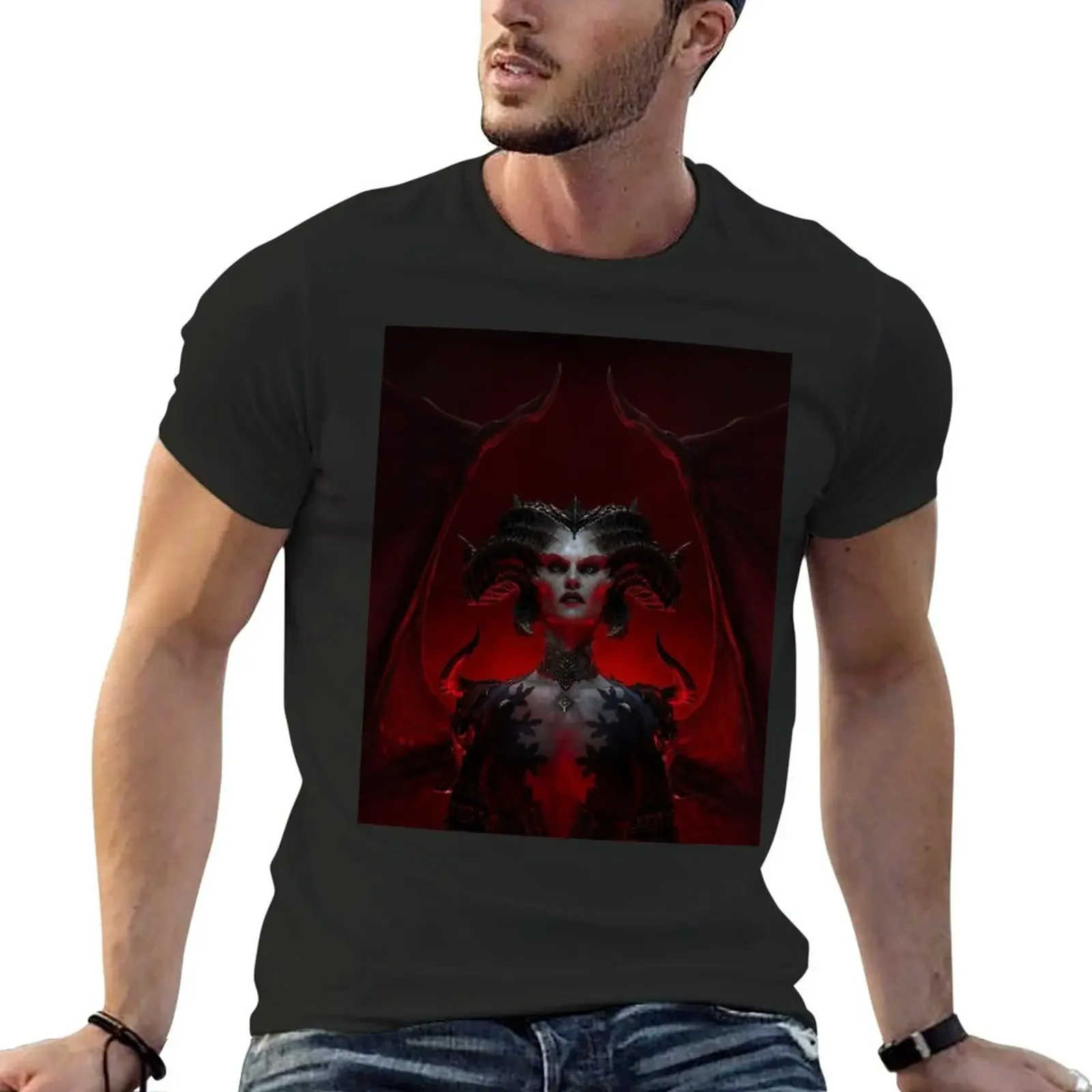 

Diablo 4 T-shirt customizeds plus size tops oversized t shirt men