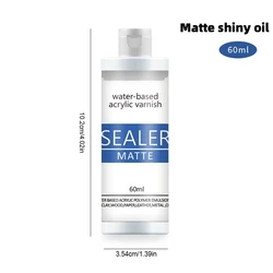Versatile Waterproof Finish Coating - Glossy & Matte Effect (60ml matte)