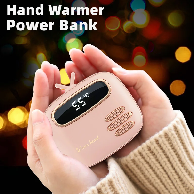 Calentador de manos eléctrico Calentador Mini usb portátil recargable de  carga rápida calentador de mano de viaje Calefactor de viaje Productos de  calentamiento de la almohadilla de mano
