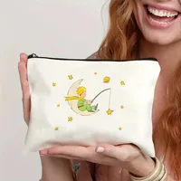 Harajuku Women's Fashion Makeup Bag Little Prince Earth Space Fashion Storage Bag Environmental Protection Large Capacity Wallet 2