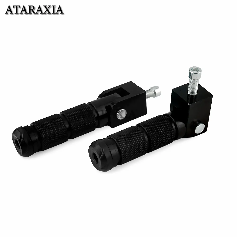 M8 Universal Motorcycle Motor Bike Folding Footrests Footpegs Foot Rests Pegs Rear Pedals Set CNC Aluminum Motorcycle Part motorcycle accessories,motorcycle foot pedals,motorcycle footrests