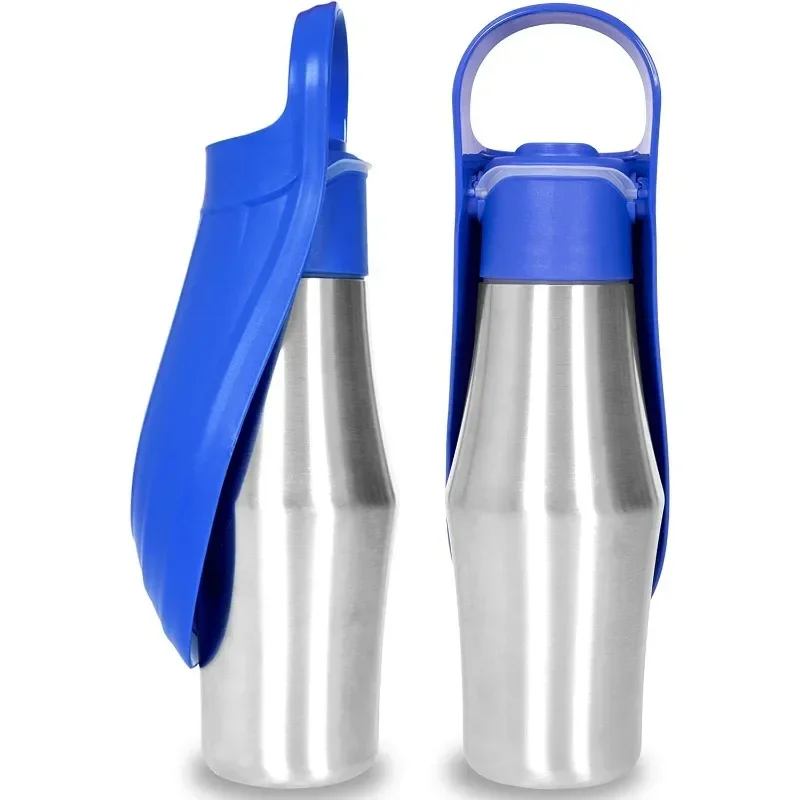 Water Bottle Portable Water Dispenser Pet Accompanying Cup Stainless Steel Dog Going Out Cup Outdoor