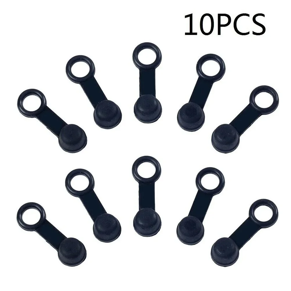 Motorcycle Screw Caps 10Pcs Universal Dust Cap Brake Bleed Nipple Cover Screw Cap Brake Caliper Cover Rubber