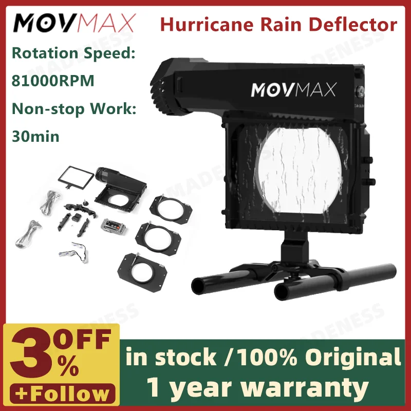 VaxisMovmaxHurricaneRainDeflectorEfficientAntifogDiving
