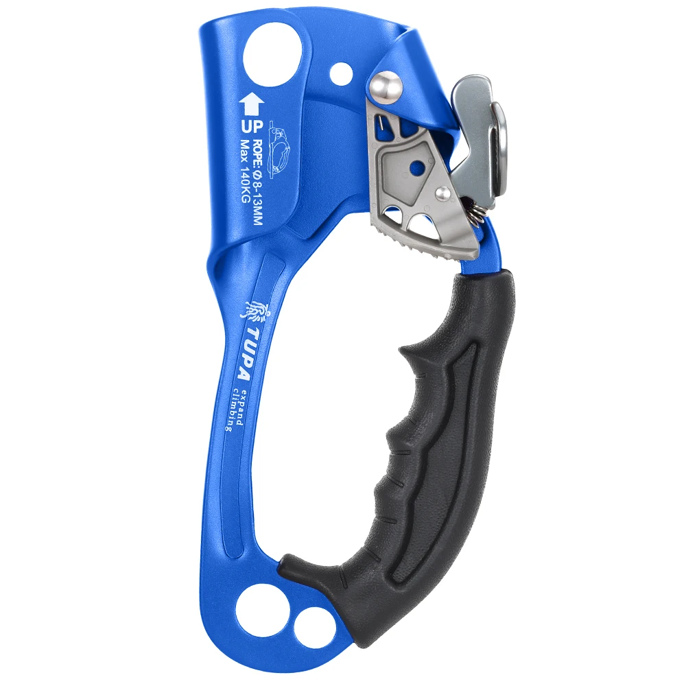 Poignée D’ascension Manuelle En Alliage Aluminium – Pour Cordes 8-13 Mm, Escalade, Arboriste, Outdoor