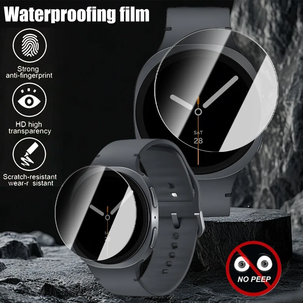 5/1pcs 안티 스파이 강화 유리 삼성 갤럭시 시계 8 40 44mm 클래식 46mm Ultra2025 화면 보호기 쉬운 설치 필름