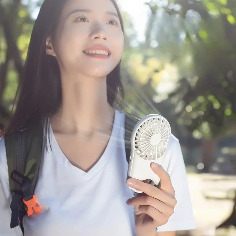 Ultra-Thin Portable Handheld Fan with USB Charging Mini Pocket Fan with USB Charging, Quiet and Portable 3