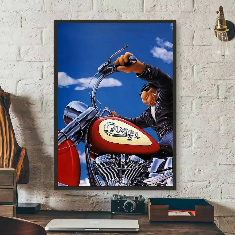 Vintage C-Camel C-Zigaretten Poster Poster Selbstklebende Wandkunst für Wohnzimmer Schlafzimmer Kein Verblassen Moderne Heimdekoration Aufkleber – Detail 9