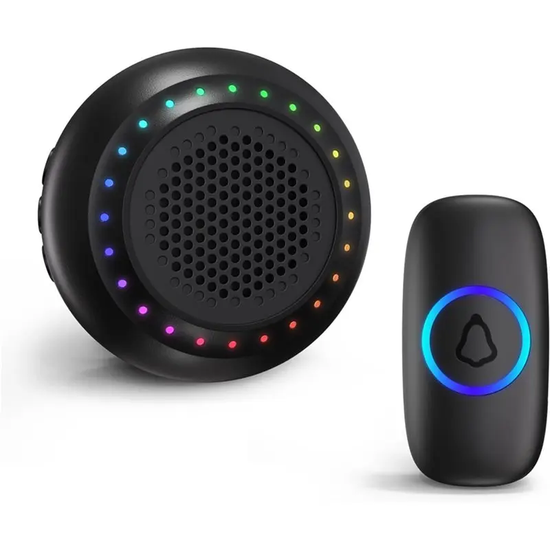 교사용 교실 초인종 1세트 무선 홈 오피스 어린이방용 방수 버튼-A86G