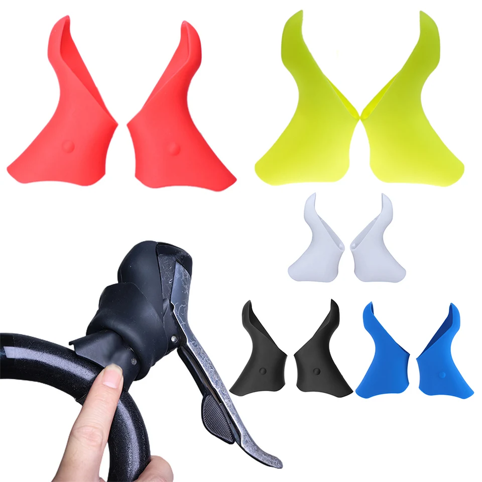 Fundas De Silicona Para Palancas De Freno ST-5600/5601/6600 | Mejora El Agarre Y La Comodidad | Par De Cubiertas Antideslizantes