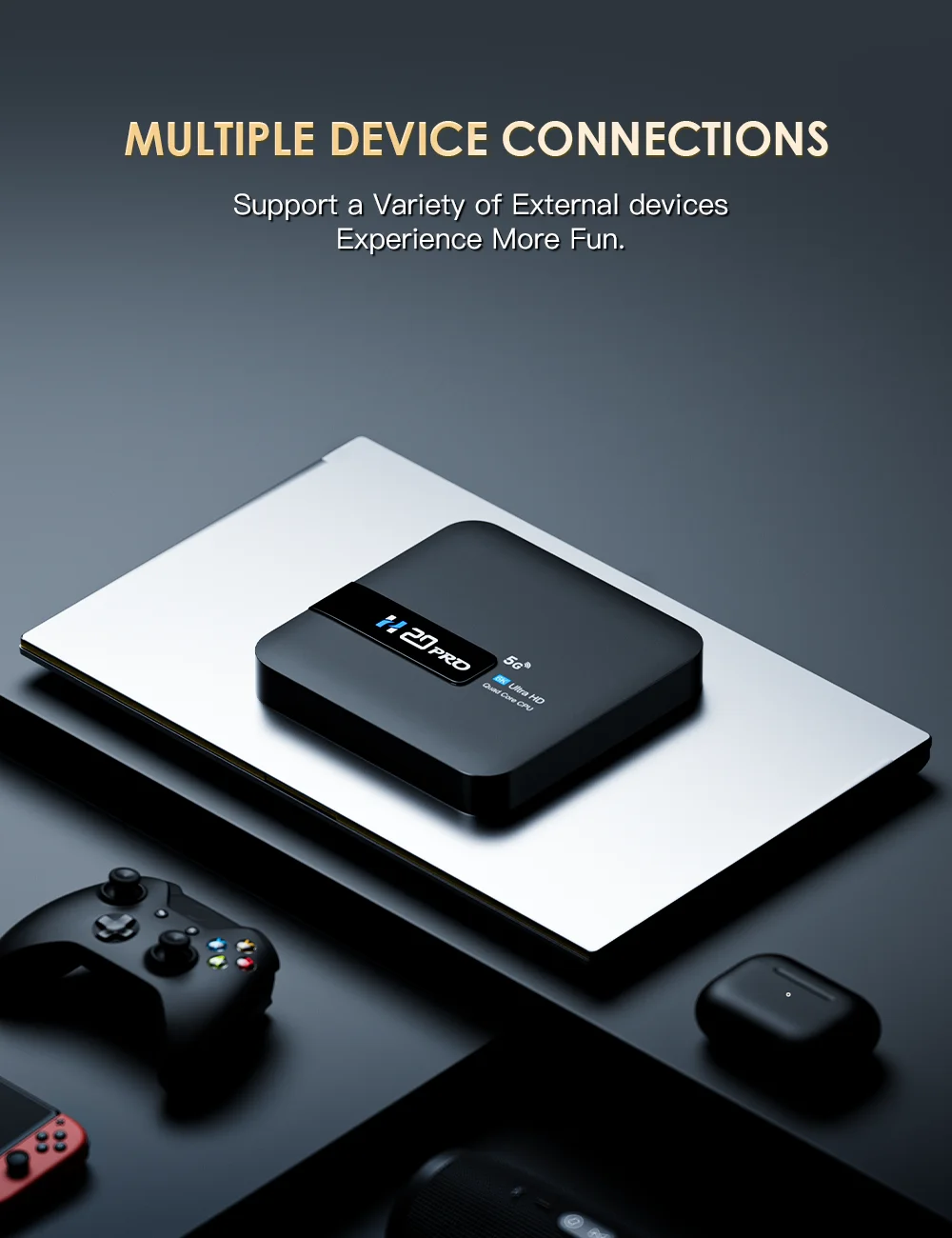 Hongtop h20pro smart tv box wifi6 android 10 6k 4k 3d media player tv box android 2,4g & 5g wifi sehr schnell 1080p set top box – Detail 3