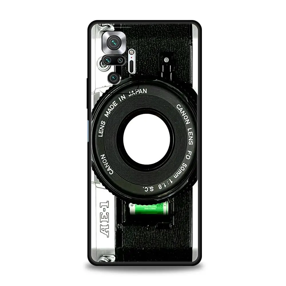 Retro Tape Camera Design Phone Case - Classic Style Gaming Cover for Xiaomi Redmi Note Series