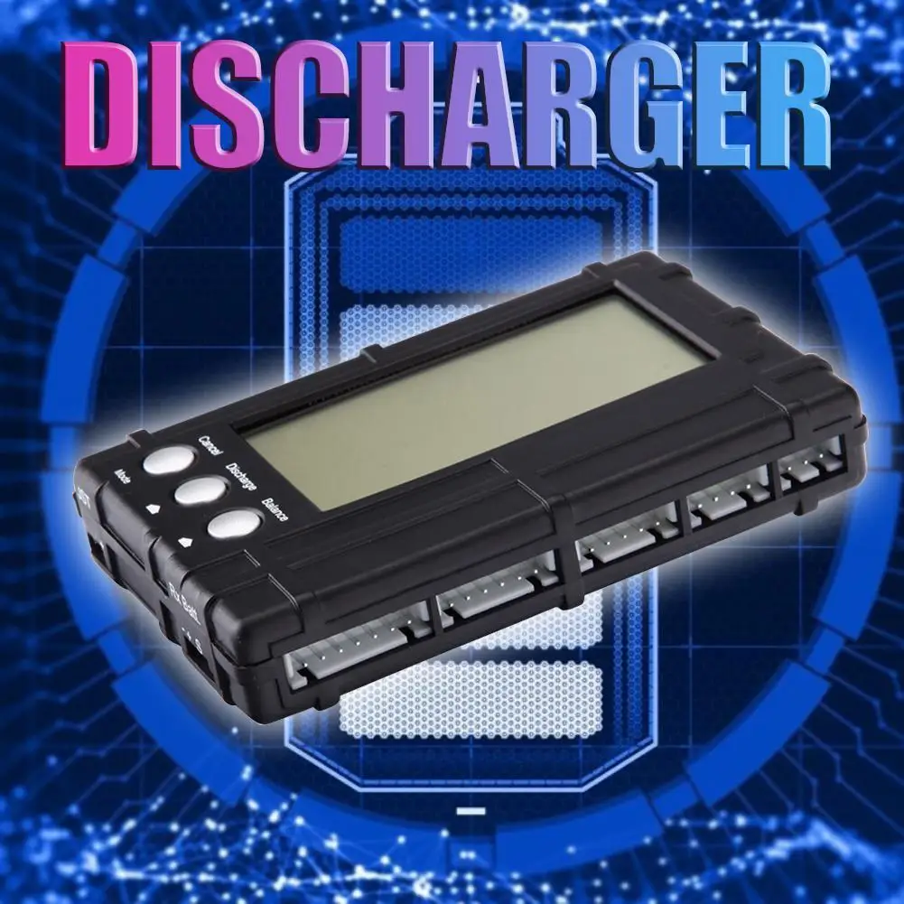 Digital Battery Capacity Checker Discharger Balancer Voltage Meter RC 2-6s Servo LiPo Li-Fe NiMH Battery Tester battery tester lithium battery tester
