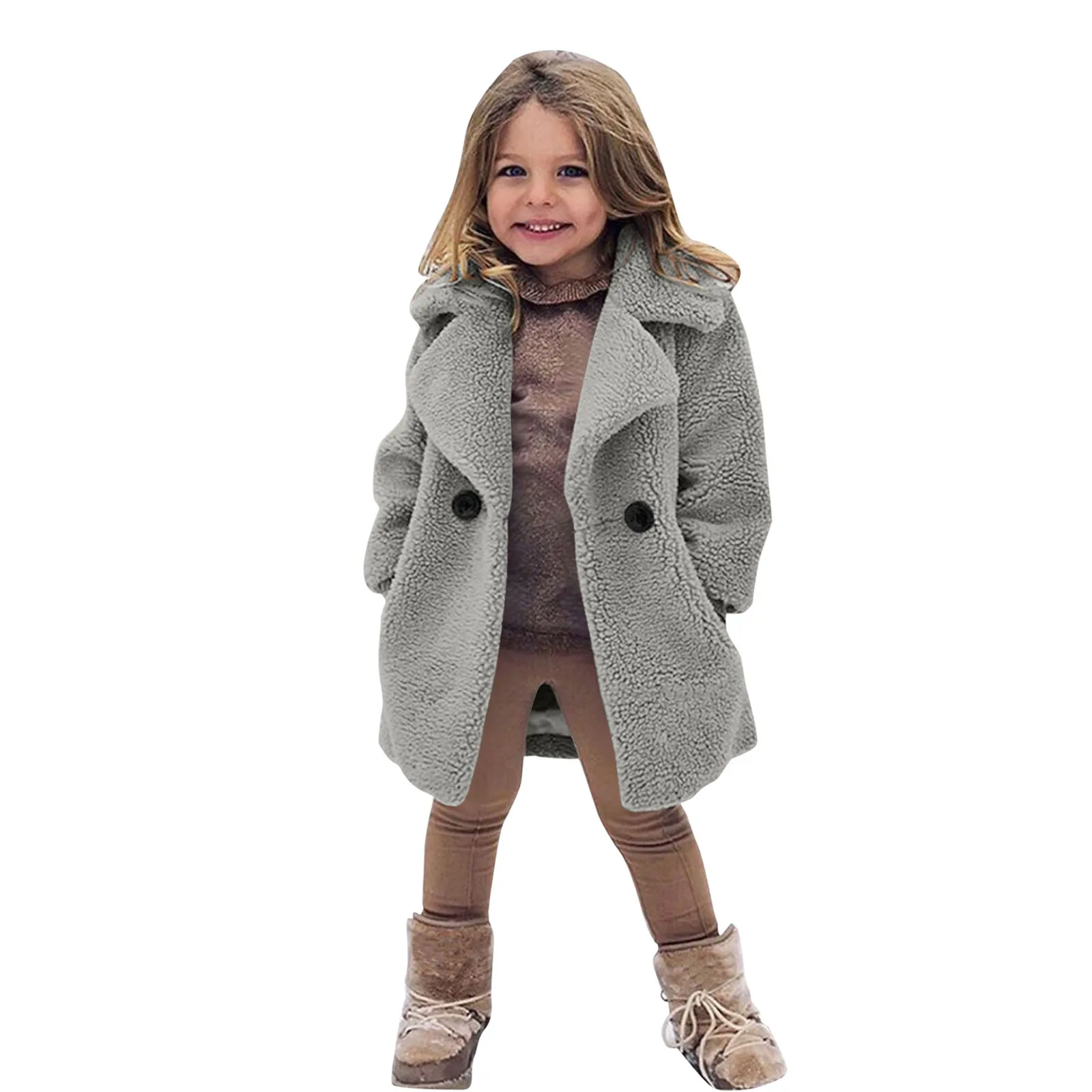Girls' Winter Warm Jacket Toddler Baby Kids Girls Winter Windproof Thicken Coat Jacket Warm Fleece Outerwear Детское Пальто