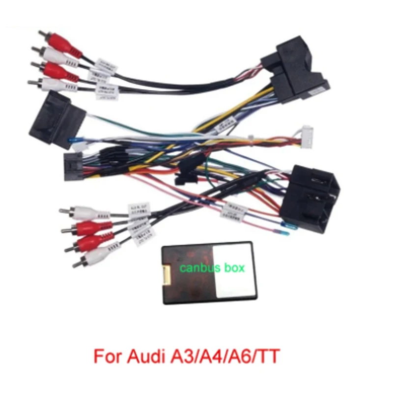 ڵ  ƿ A4 A6 TT  輱 ϳ׽  ̾   Canbus ڿ   ̵ 16PIN  ̺ 