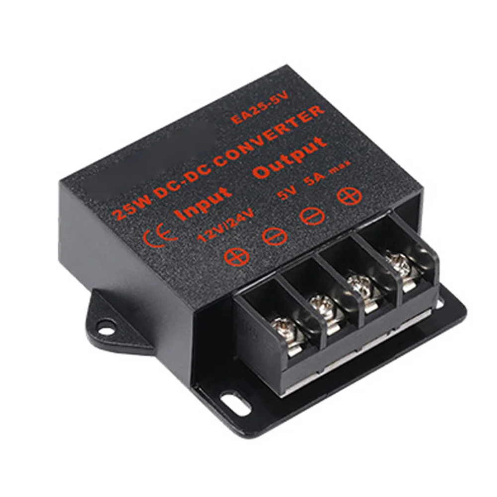 스텝다운 레귤레이터 자동차 전기 시스템, 철도 신호용 1pc DC 12V/24V  5V 컨버터 레귤레이터 모듈