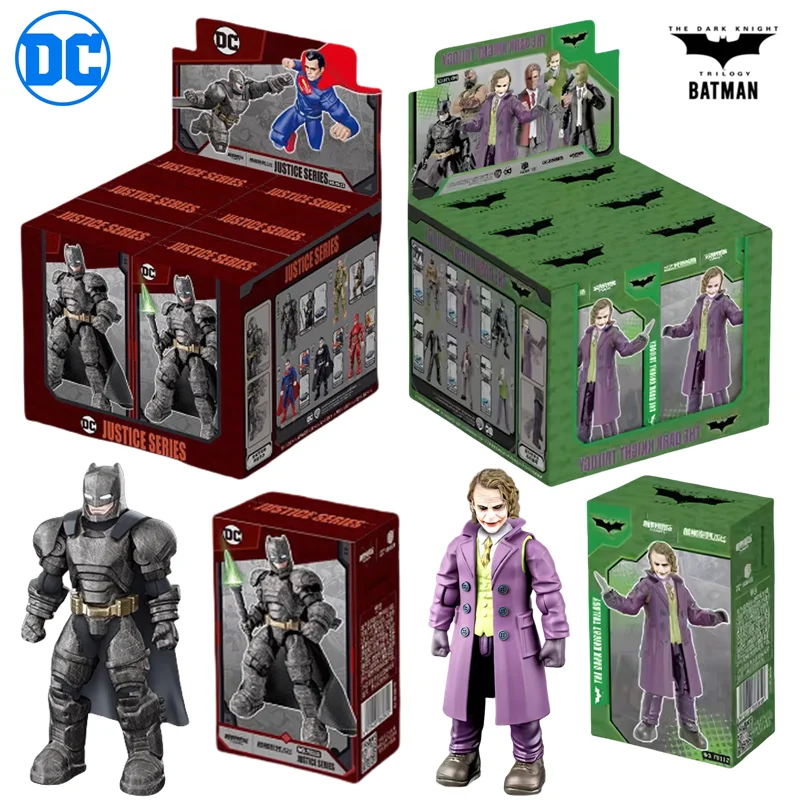 Lot De 2 Figurines Articulées Mattel Justice League Action Batman Et Joker