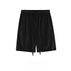 Men's Large Size Sports Casual Velvet Shorts Trendy Summer High Street Loose Hip Hop Elastic Waist Drawstring Five-point Pants 2