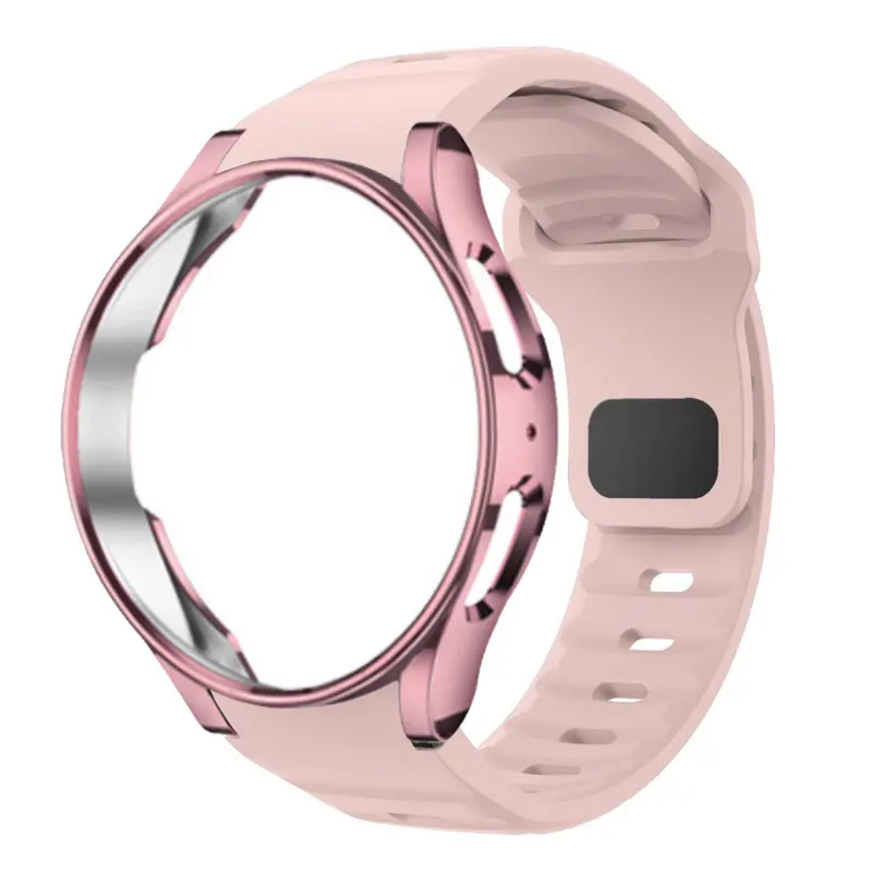 Wave Silicone Strap and Case for Smartwatch - No Gap Design