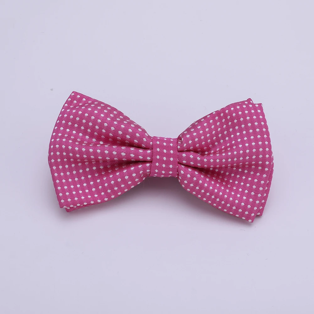 Gepunktete Fliege für Herren, Polka-Dot-Muster in Schwarz, Weiß, Blau, Business-Accessoires, Mode, Hochzeit, Krawatten – Detail 17
