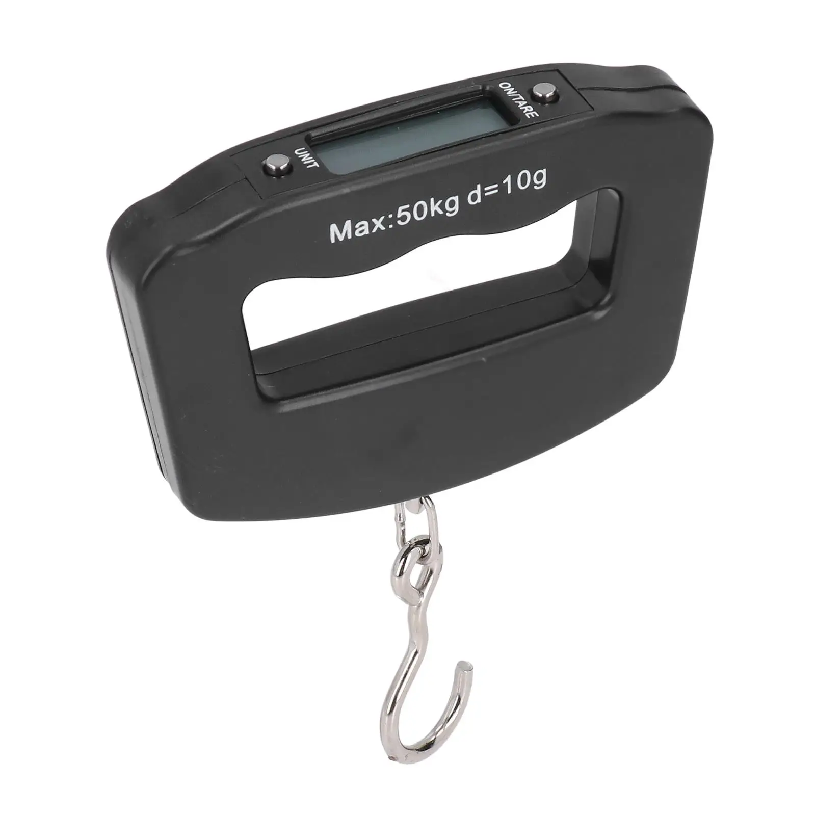 50kg Digital Hanging Scale with Hook-LCD Display, Unit Conversion Electronic Hook Scale for Fishing & for shopping