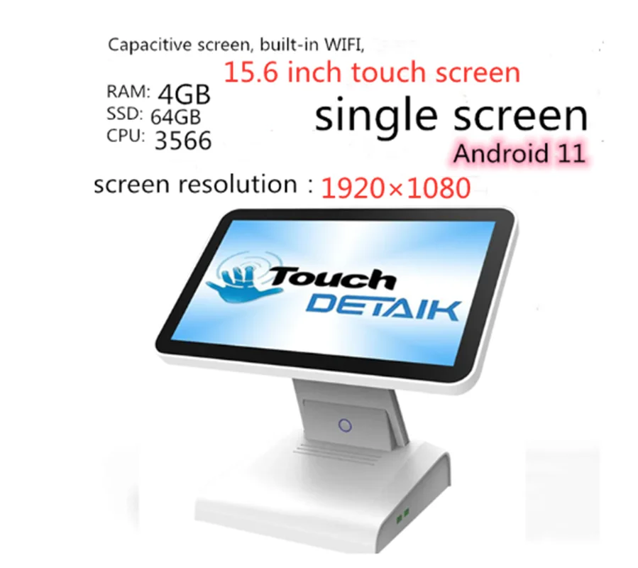 Android 11 Tocca Il Registratore Di Cassa Negozio Di Frutta Touch Screen Capacitivo Da 15.1 Pollici Sistema Di Punto Vendita In Vendita