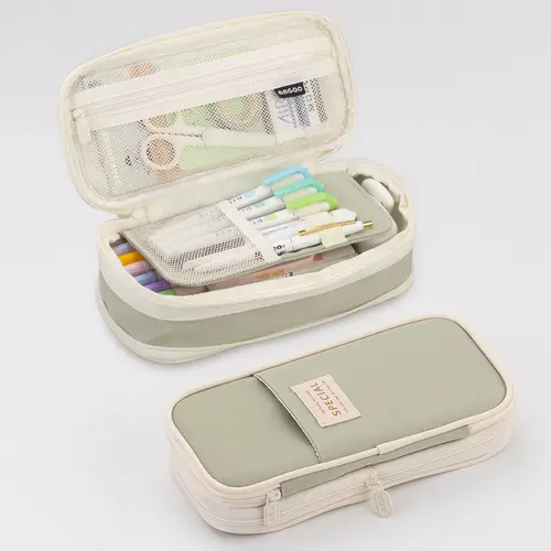 Creative pencil case Large Capacity Double Layers CPC Certification Safe Material School case Pouch Stationery for Girls - Image 2