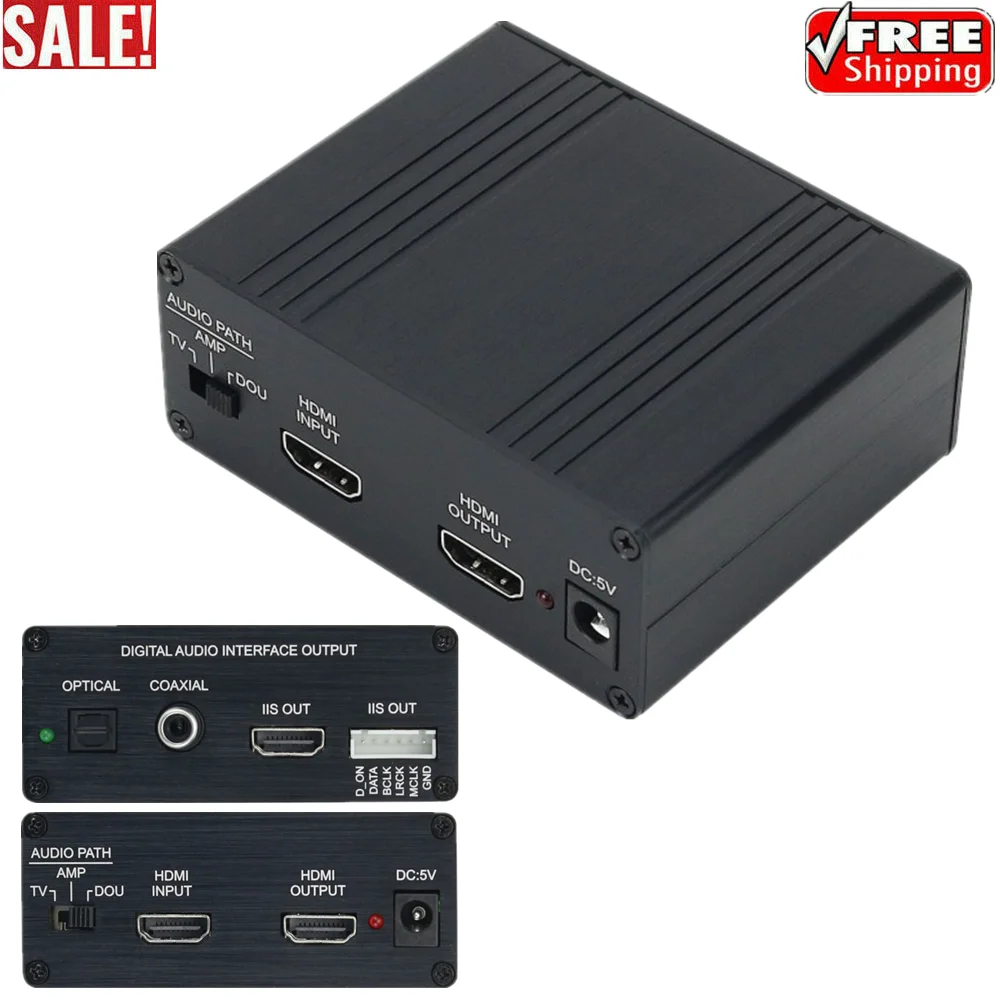 

Цифровой интерфейс HDMI/MHL аудио I2S/DSD/оптический/коаксиальный HDMI к I2S IIS DOP
