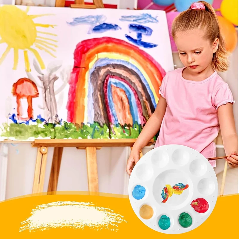 Color Palette Pigment Tray Plastic Office Educational Equipment for Art Students Beginner