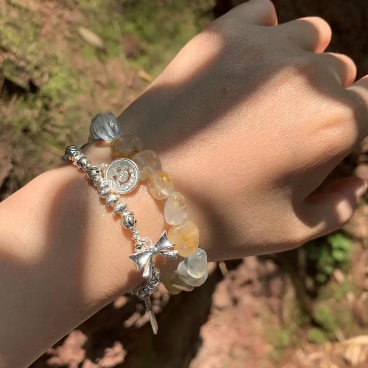 Natural Topaz Bracelet For Woman Crystal Bracelet Jewelry Stones Wholesale Healing Energy Gift Lucky