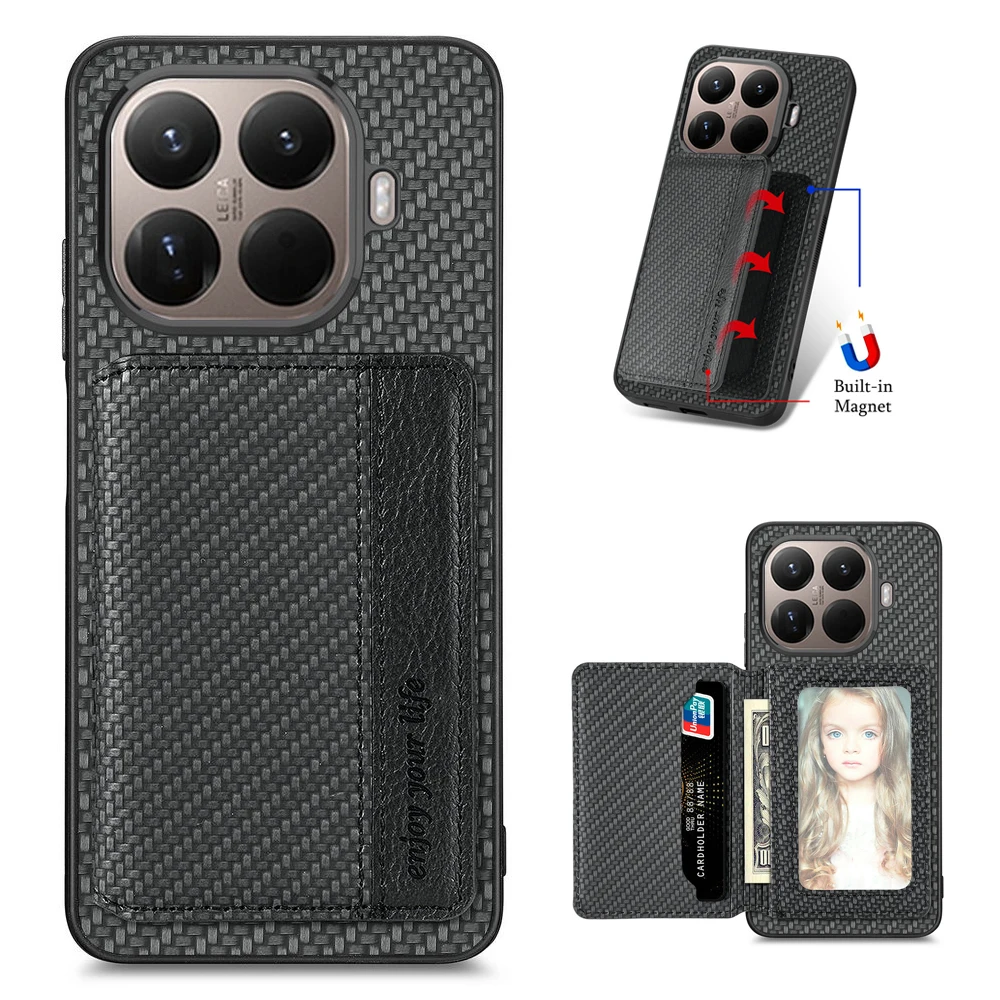 Leather Magnetic Stand Phone Case - Luxurious Design and Durable Protection