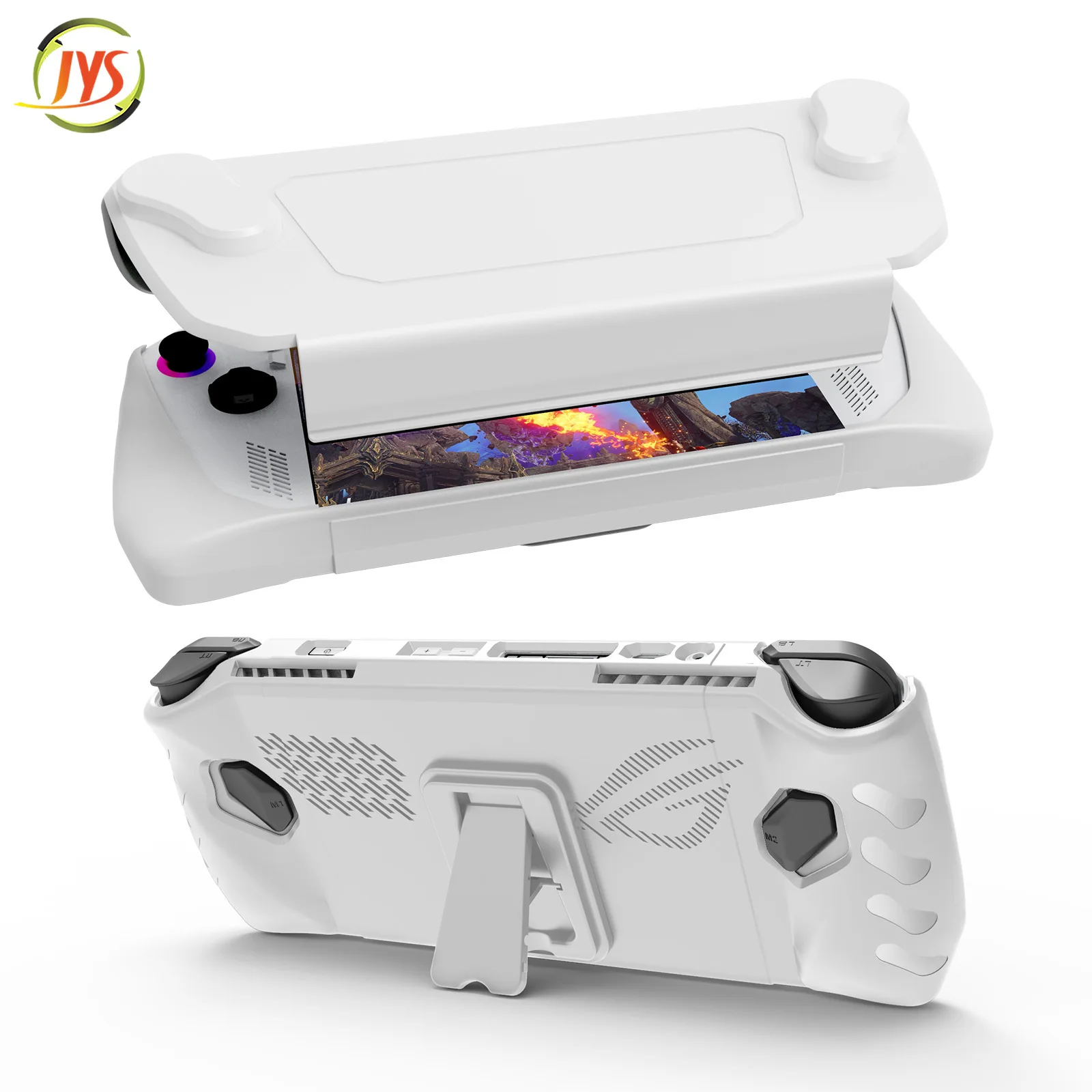 Durable Protective Case with Detachable Front Shell and Kickstand
