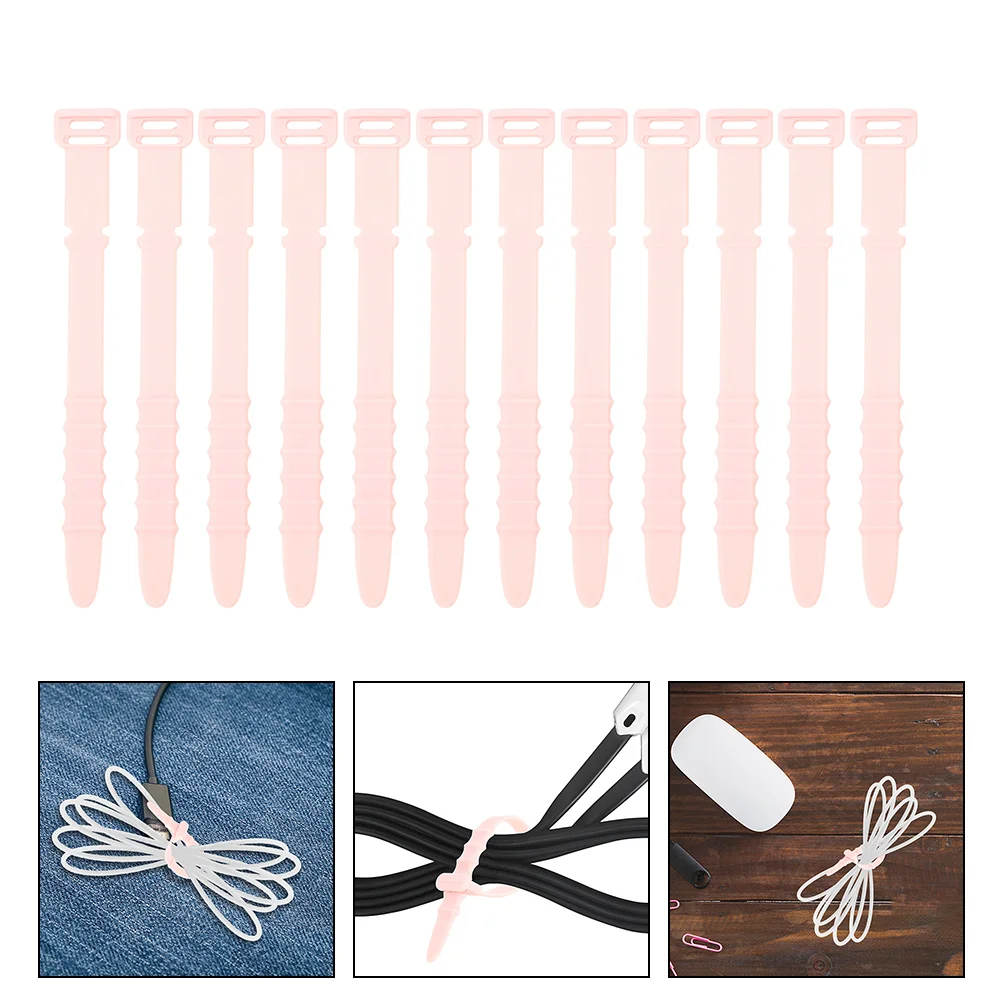 

Cable Kit Ties Cord Management Holder Fastener Organizer Adjustable Releasable Winder Winders Home Usb Clips Reusable Zip