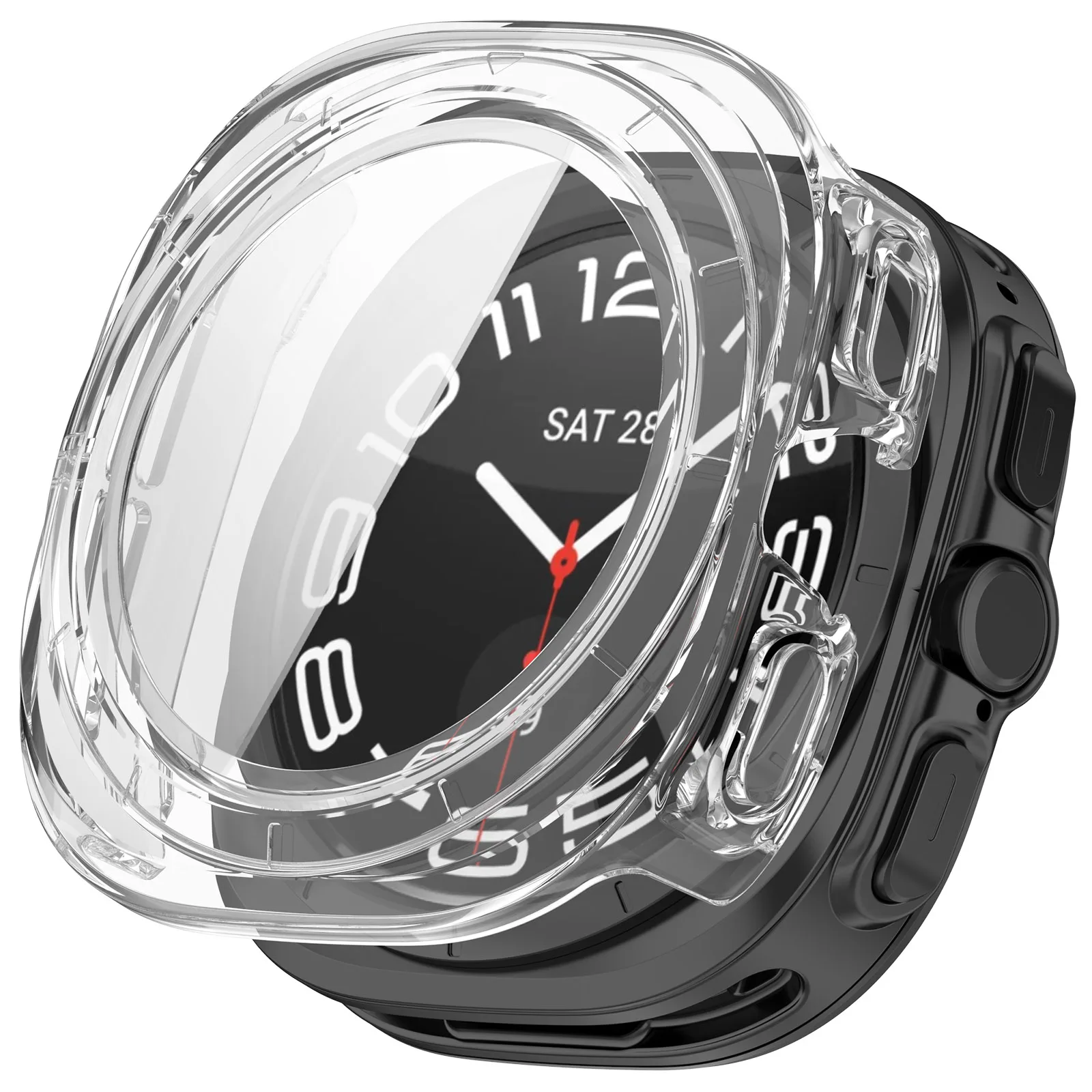 Galaxy Watch 7 Ultra Protective Case & All-Inclusive Tempered Glass Screen Protector