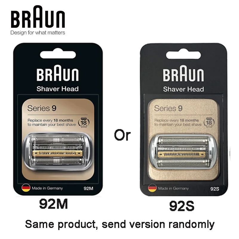 Braun Electric Shaver Razor Blade Series 9 Foil & Cutter Replacement Head Cassette
