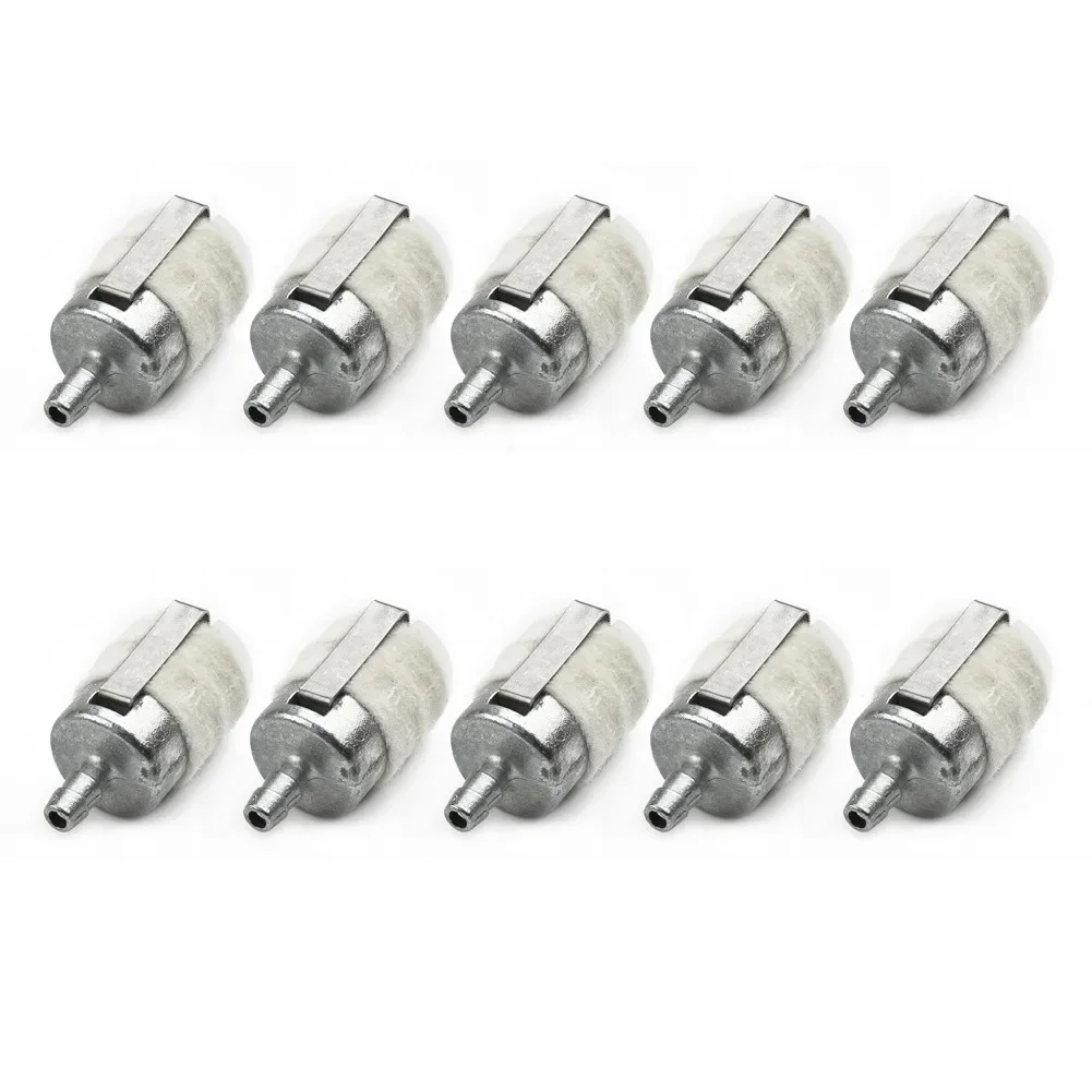 Fuel Filter 10pcs Fuel Filters 125-528 SRM200 SRM210 SRM211 SRM225 SRM230 Trimmer Replacement Parts Garden Power Tool
