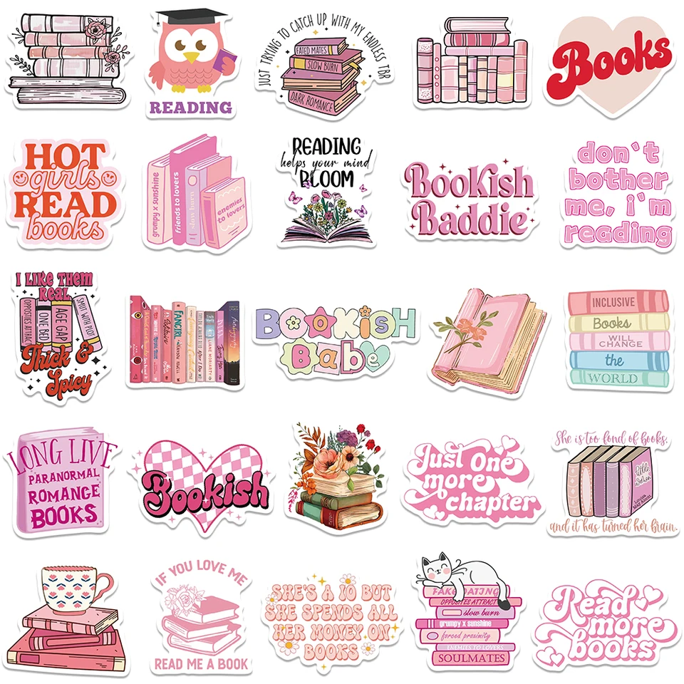 120 Stickers voor Kindles, Kindles Stickers Boekachtig Lezen Sticker Pack voor Smut Lezers, Grappige Boek Stickers, Skateboard Laptop Waterfles Bagage Computer Accessoires 120 Stickers voor Kindles, Kindles Stickers Boekachtig Lezen Sticker Pack voor Smut Lezers, Grappige Boek Stickers, Skateboard Laptop Waterfles Bagage Computer Accessoires