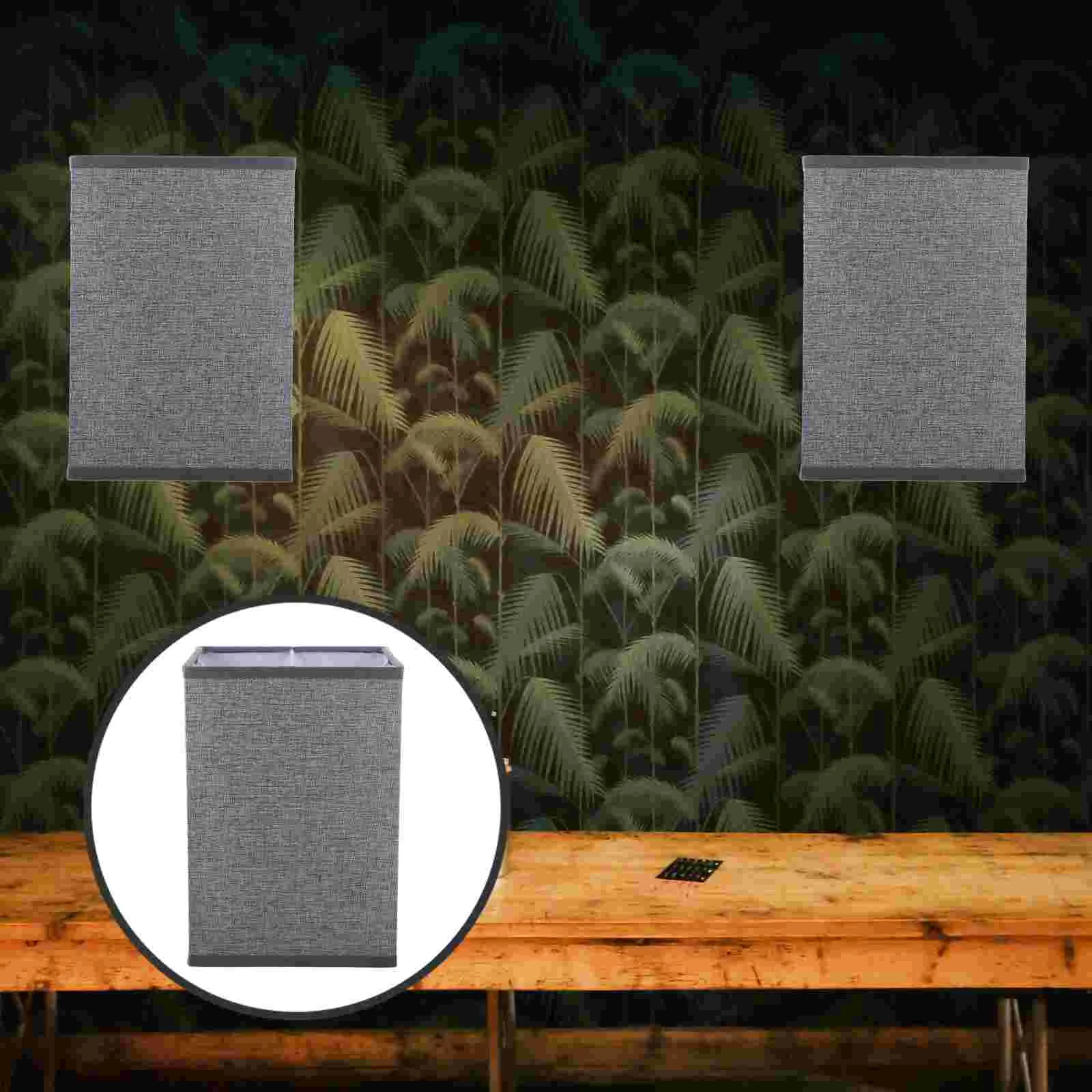 

Mini Bedside Black Black Floor Lamp Table Chandelier Cover Lampshade Fabric Light Lampshades Clip On For Square Linen Lamps