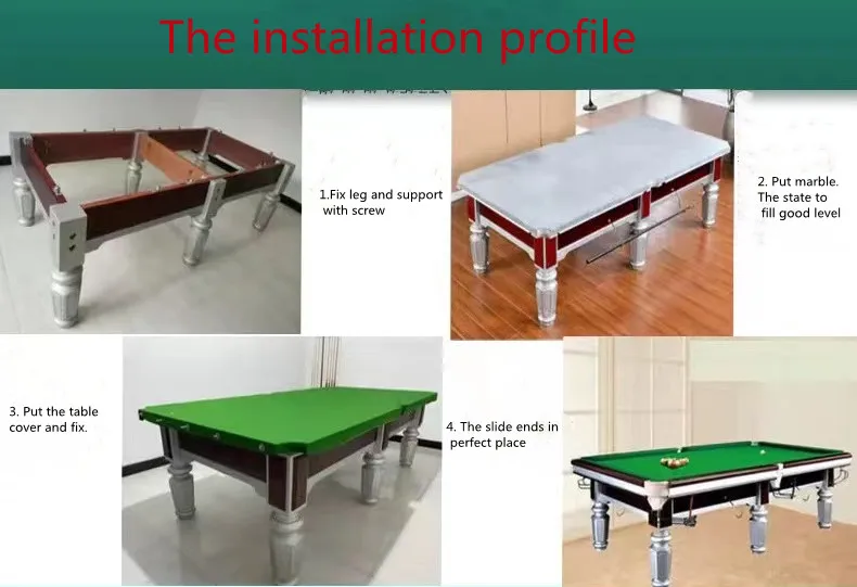 Natural Slate Price Sports Indoor Game Commercial Chinese Snooker Table pool table game table billiard for sale