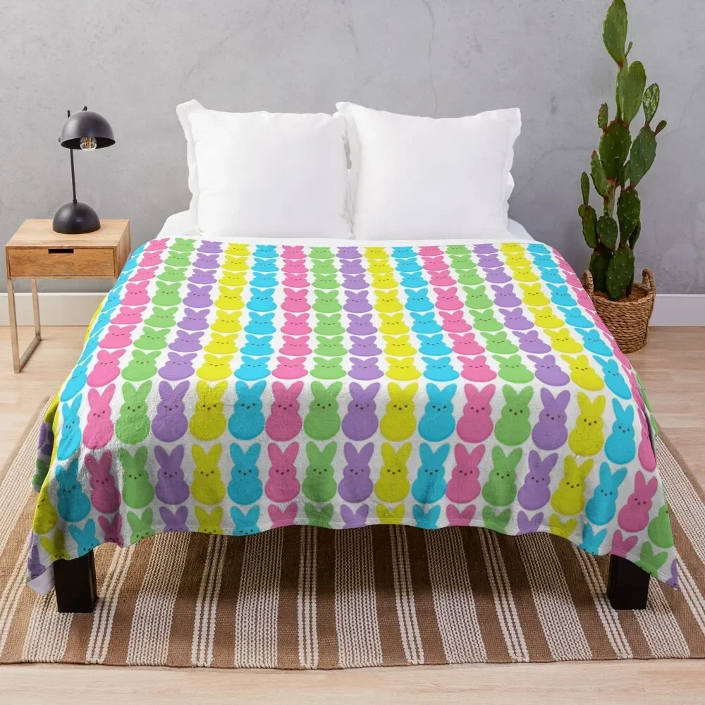 

Easter peeps, hanging with my peeps 2021 Throw Blanket Quilt Kid'S Blankets